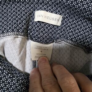 Van Heusen Navy Polka Dot Shirt